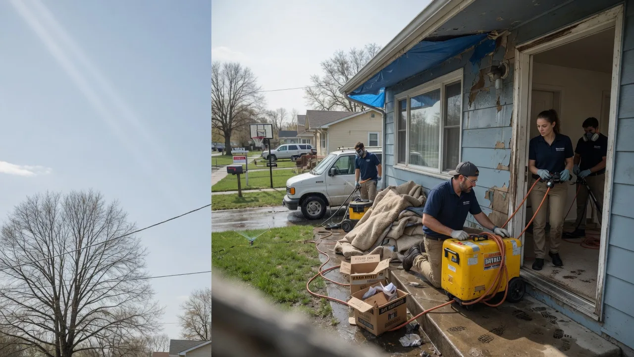 Basement Flood Cleanup in Center, ND near me
